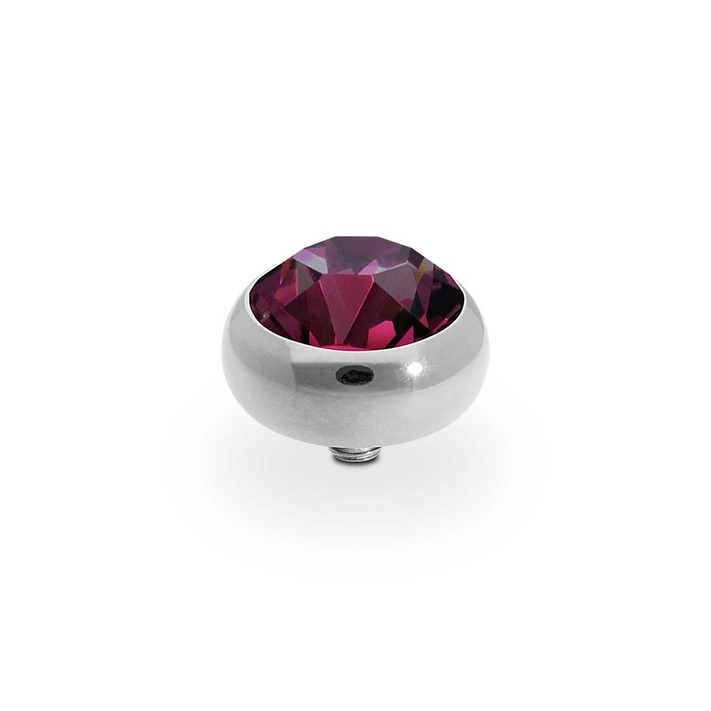 Qudo Sesto 10mm Topper: Amethyst in Silver